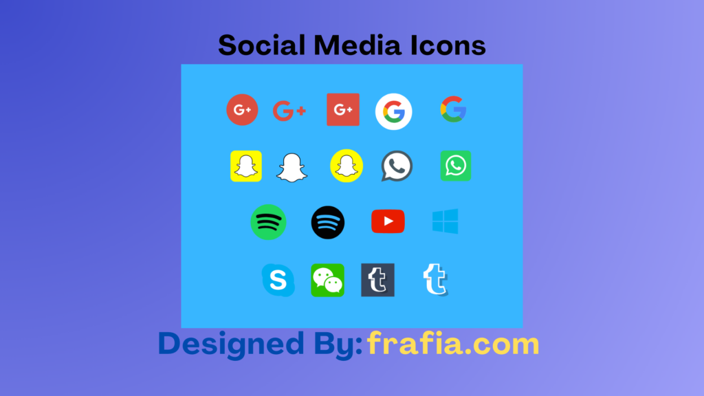 Social Media Icons